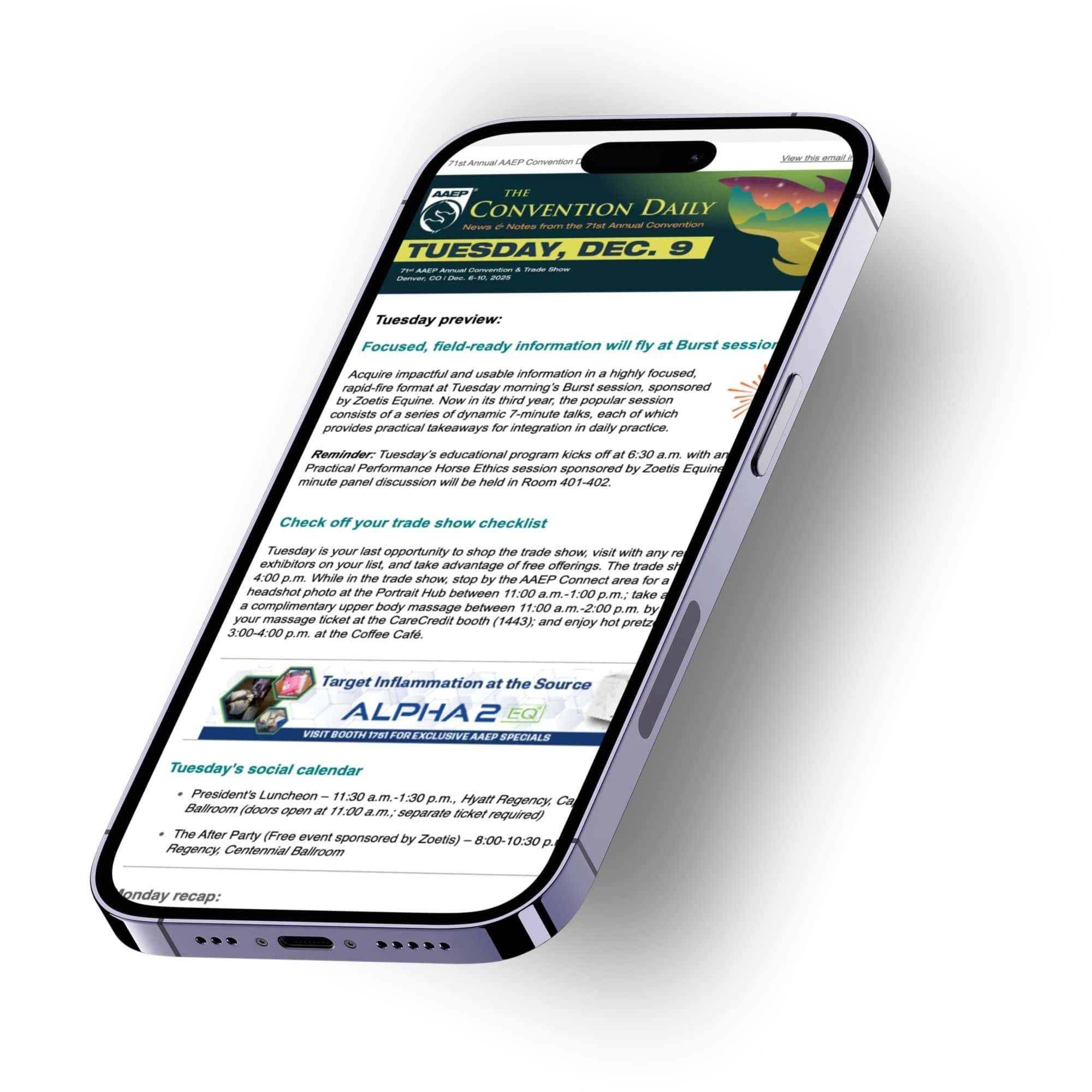 AAEP Convention_Convention Daily Mockup
